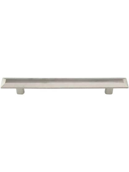 Pyramid Bronze Cabinet Pull 6 1/2-Inch Center-to-Center in White Bronze.